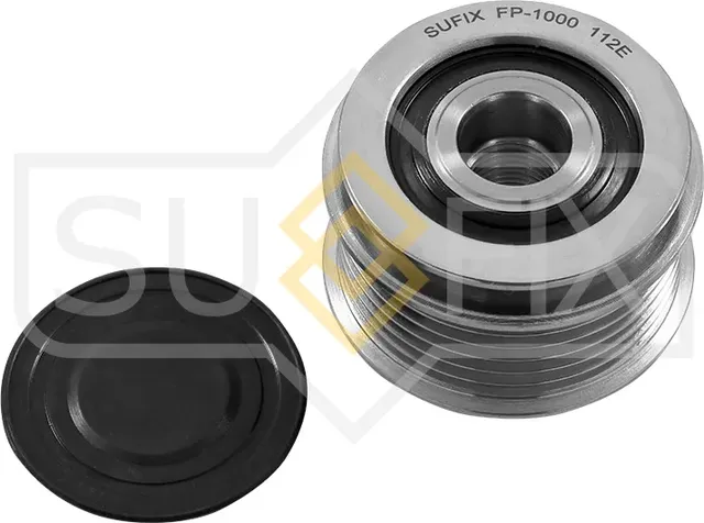 Муфта обгонная шкива генератора передняя/задняя правая/левая AUDI A3 (8P1) 2003- (Sufix). Артикул FP1000