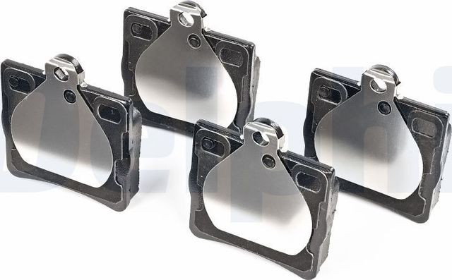 Тормозные колодки Delphi (Low-Metallic) задние для Chrysler Crossfire 2003-2008. Артикул LP1403