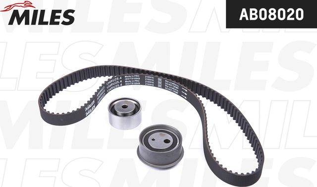 Ремень ГРМ с роликами (комплект) Miles. Артикул AB08020