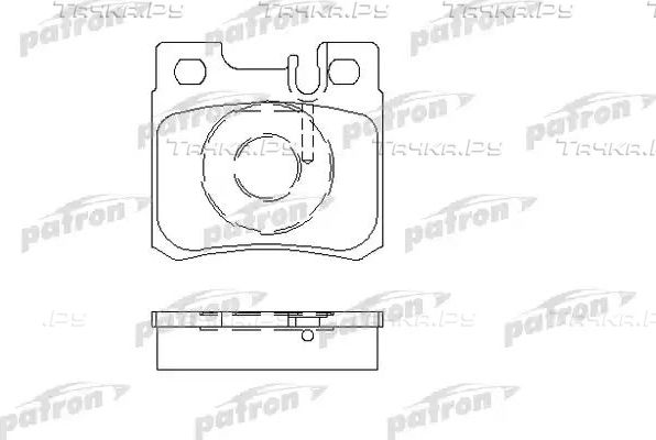 Тормозные колодки Patron. Артикул PBP644