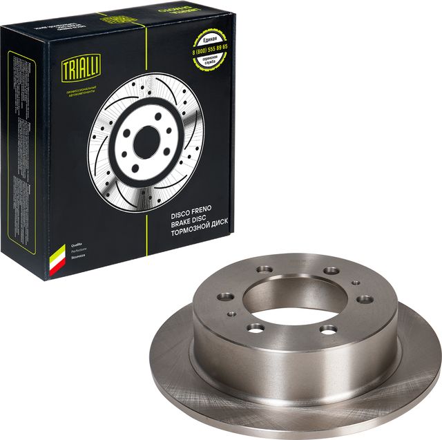Тормозной диск Trialli задний для SsangYong Korando II 1996-2006. Артикул DF 170105