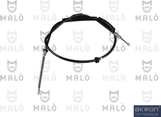 Трос ручника (тросик ручного тормоза) Malò задний правый/левый для Ford Mondeo I 1993-1996. Артикул 21435