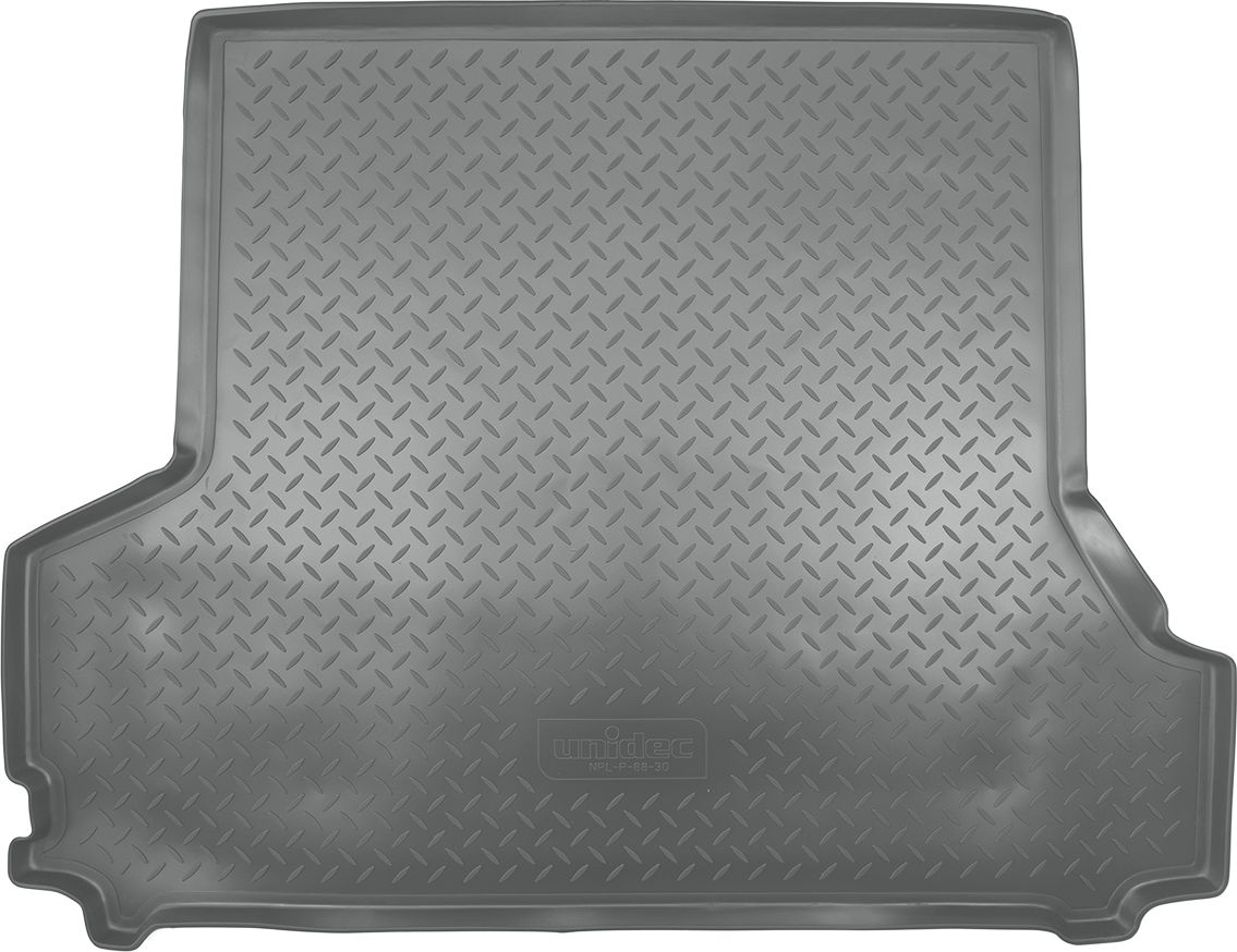 Коврик Норпласт для багажника Toyota Land Cruiser 76 1984-2007 СЕРЫЙ. Артикул NPL-P-88-30-G