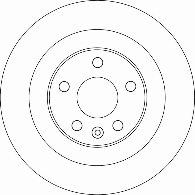 Тормозной диск TRW задний для Volvo V90 II 2016-2026. Артикул DF6588