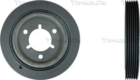 Шкив коленвала Gates DriveAlign™ для Citroen C4 I 2004-2011. Артикул TVD1155