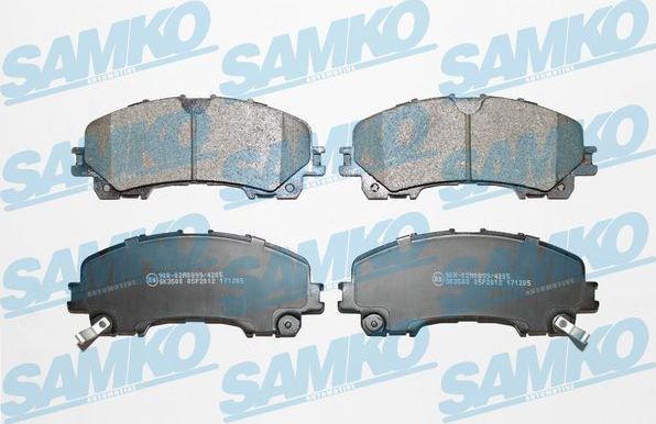 Тормозные колодки Samko. Артикул 5SP2012
