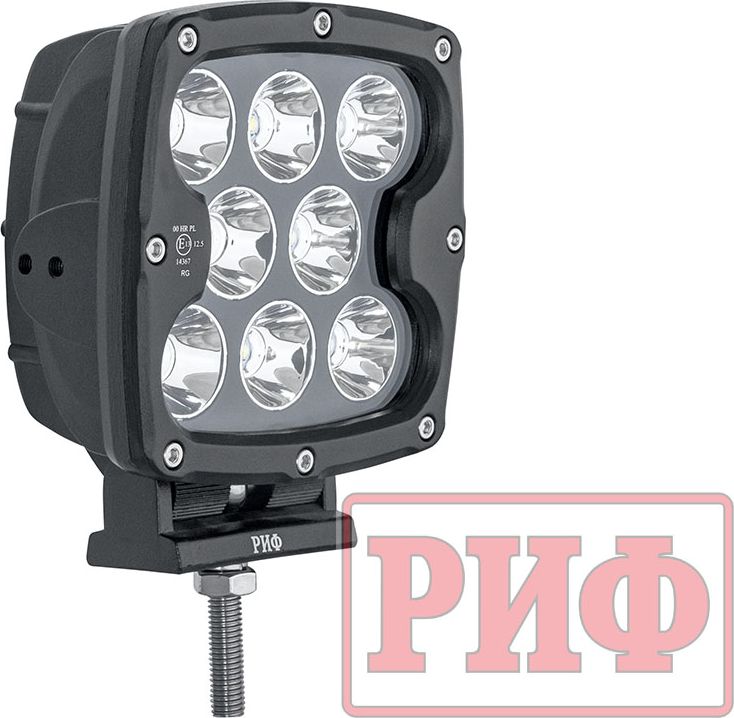 Фара светодиодная дальнего света РИФ 130 мм 80W . Артикул B0105S