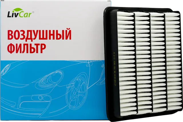 Фильтр воздушный LivCar ОЕМ 17801-38030 TOYOTA (RHD  LHD) Пластик Livcar. Артикул lct1030/32014a