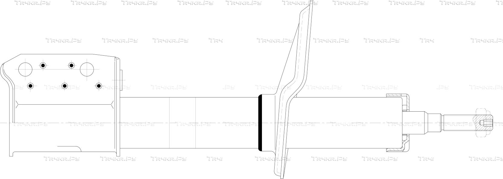 Амортизатор Trialli. Артикул AG 01068