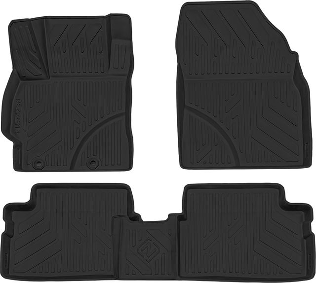 Коврики полиуретанновые Rezkon для салона Toyota Corolla E150 2007-2013. Артикул 0534015100