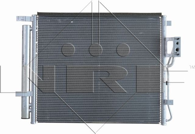 Радиатор кондиционера (конденсатор) NRF (алюминий). Артикул 35994
