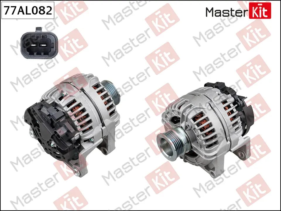 Генератор OPEL Astra H/Zafira B 120A (Master KIT) Master KIT. Артикул 77AL082