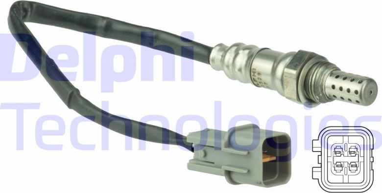 Лямбда-зонд (кислородный датчик) Delphi. Артикул ES20529-12B1