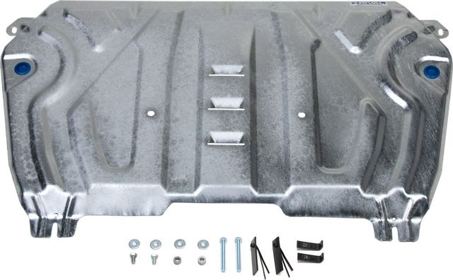 Защита Rival для картера и КПП (увеличенная) Lexus ES VII поколение 2018-2021 2021-2026. Артикул ZZZ.9518.2