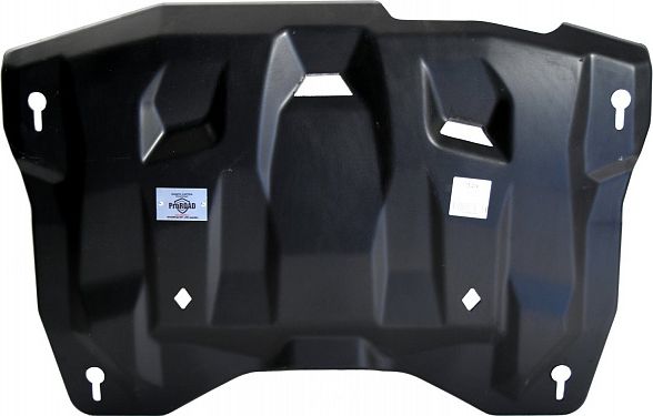 Защита композитная АВС-Дизайн для картера и КПП Nissan Murano Z51 4WD 2008-2015. Артикул 15.21k