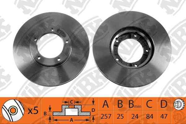 Тормозной диск NiBK. Артикул RN1026