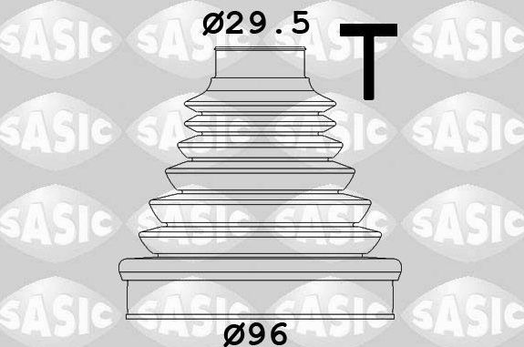 Пыльник шруса (комплект) Sasic. Артикул 1906117