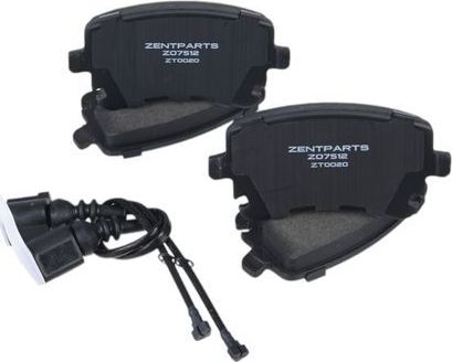 Тормозные колодки Zentparts. Артикул Z07512