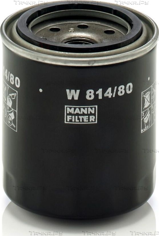 Масляный фильтр Mann-Filter для Hyundai Grace 1997-2004. Артикул W 814/80