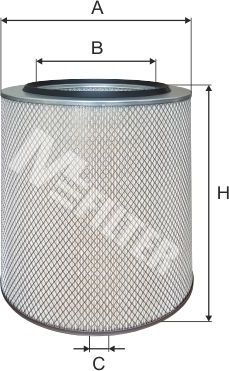 Воздушный фильтр MFilter. Артикул A 543