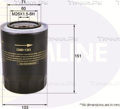 Масляный фильтр Comline. Артикул CMB11351