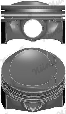 Поршень Nural для Volkswagen Golf VI 2009-2011. Артикул 87-443800-00