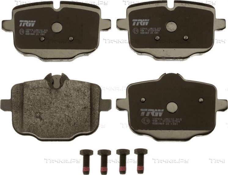 Тормозные колодки TRW COTEC задние для BMW X7 I (G07) 2019-2026. Артикул GDB1869