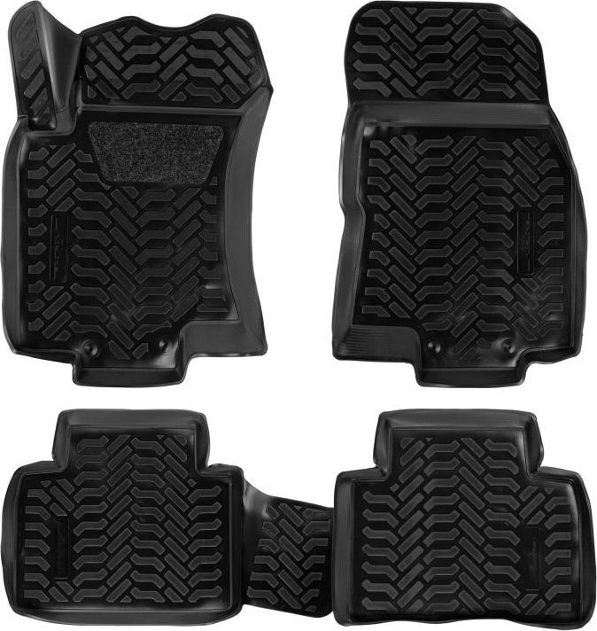 Коврики Airline 3D с высоким бортиком для салона Nissan X-Trail T32 2015-2026. Артикул ACM-PS-50