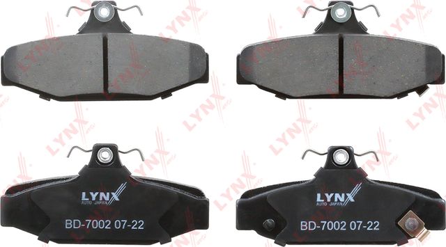 Тормозные колодки LYNXauto задние для Daewoo Korando 1999-2001. Артикул BD-7002