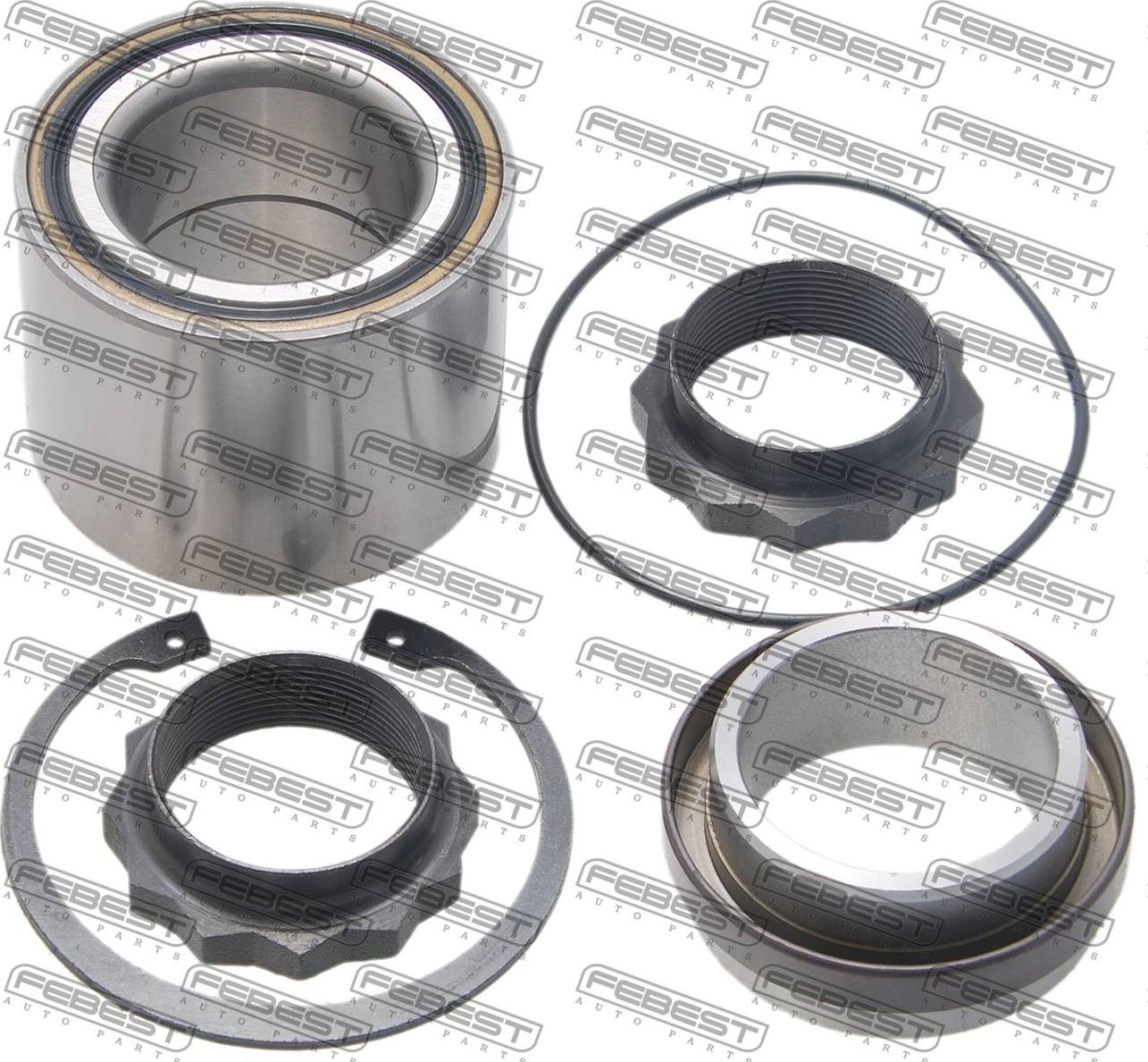 Ступичный подшипник (комплект) Febest. Артикул DAC46780057-KIT