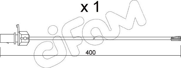 Датчик износа тормозных колодок  Metelli. Артикул SU.347