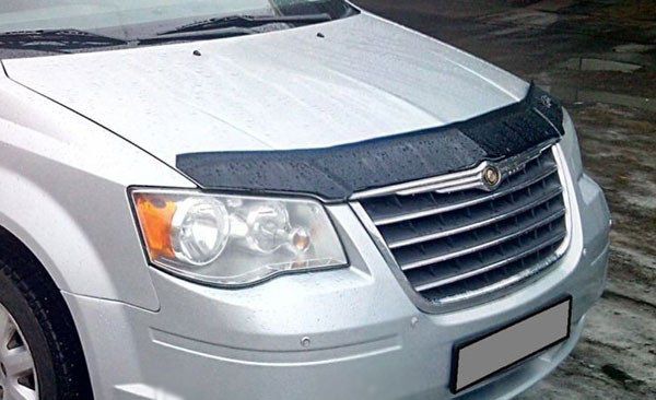 Дефлектор VT52 для капота Chrysler Voyager V 2008-2010. Артикул CLR06VT