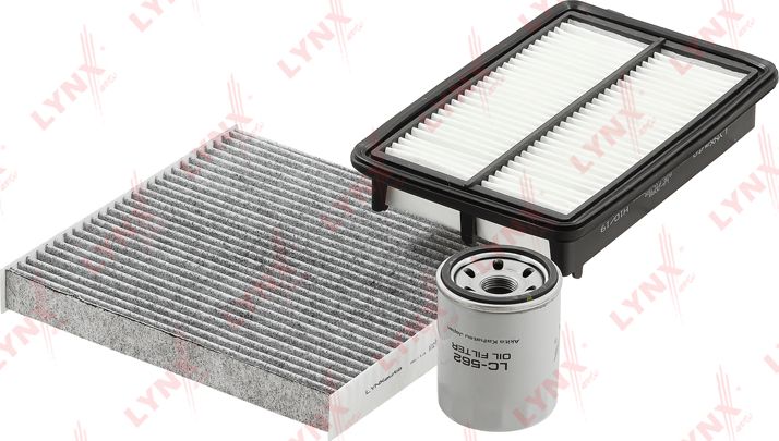 КОМПЛЕКТ ФИЛЬТРОВ ДЛЯ ТО LYNXauto. Артикул LK-3012-1