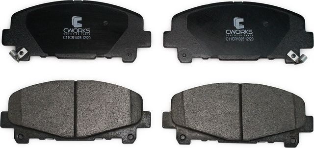 Тормозные колодки Cworks передние для Honda Accord IX 2014-2026. Артикул C11CR1025