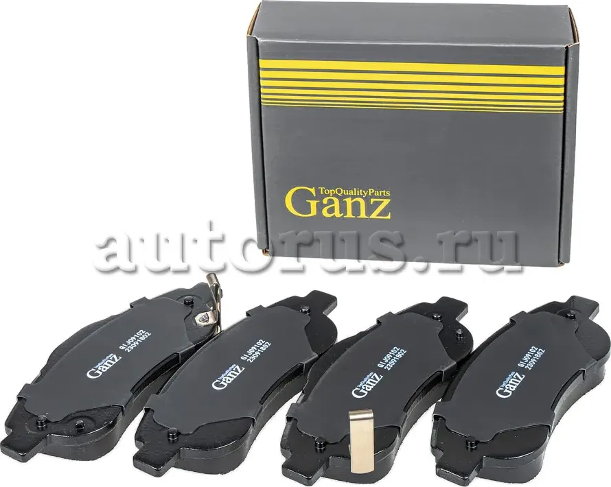 Колодки торм.пер. (Ganz). Артикул GIJ09102