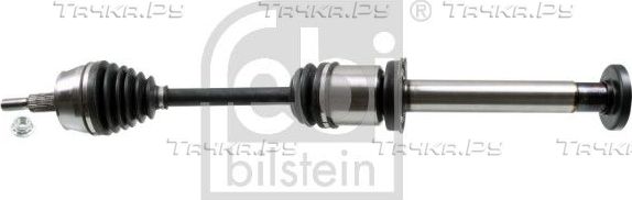 Полуось (привод в сборе, приводной вал) Febi Bilstein. Артикул 182852