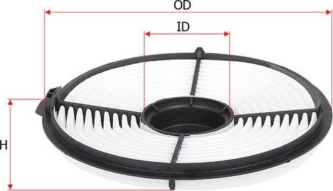 Воздушный фильтр Sakura. Артикул A-1129