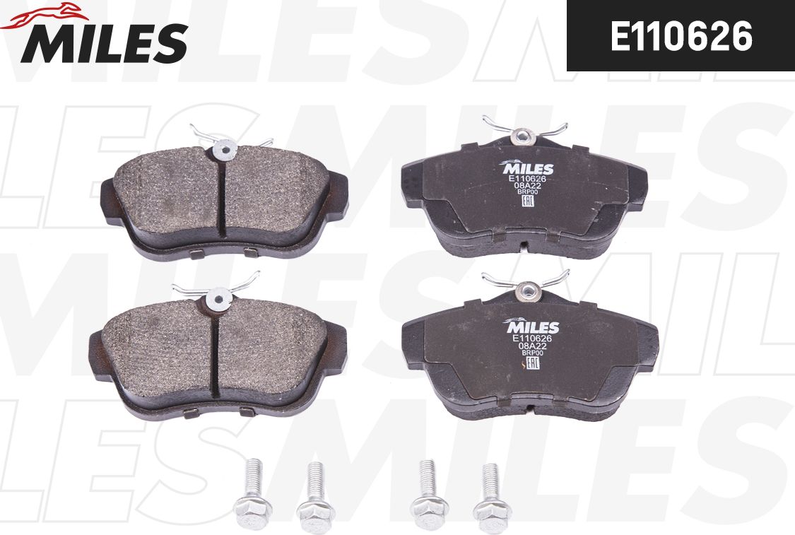 Тормозные колодки Miles (Semi-Metallic). Артикул E110626