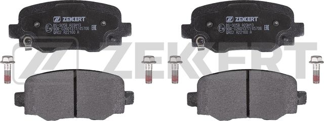 Тормозные колодки Zekkert задние для Fiat 500X I 2014-2026. Артикул BS-3058