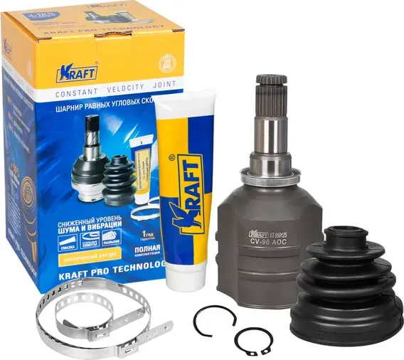 ШРУС TOYOTA AURIS/AVENSIS/COROLLA 97- 1.3/1.4/1.6 внутр. (Kraft). Артикул KT059125