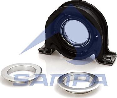 Подвесной подшипник карданного вала Sampa для MAN TGS 2007-2026. Артикул 020.213