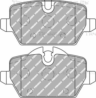 Тормозные колодки FERODO RACING DS PERFORMANCE. Артикул FDS1806