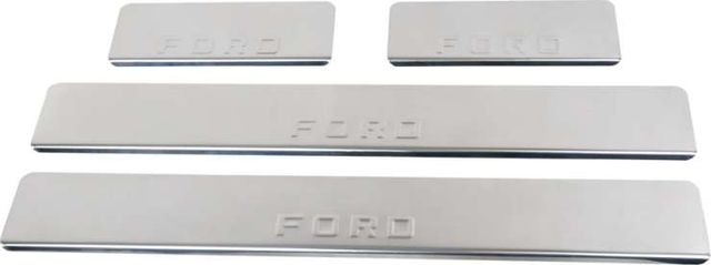 Накладки Ладья на внутренние пороги (штамп) для Ford Kuga II рестайлинг 2016-2026. Артикул 014.31.021