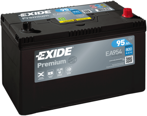 Аккумулятор Exide Premium *** для Mitsubishi Outlander III 2012-2026. Артикул EA954