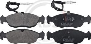 Тормозные колодки ABS передние для Citroen Saxo 1996-2004. Артикул 36850