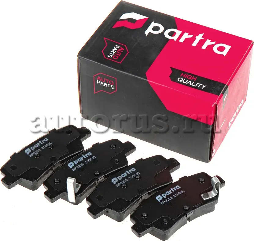 Колодки тормозные дисковые | перед прав/лев | (Partra) Partra. Артикул BP6225