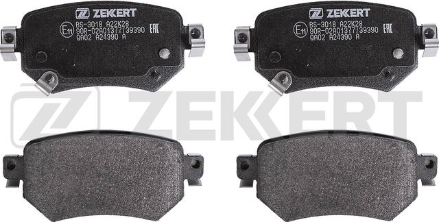 Тормозные колодки Zekkert. Артикул BS-3018