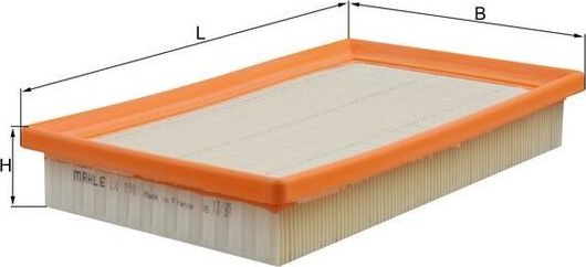 Воздушный фильтр Mahle. Артикул LX 1981