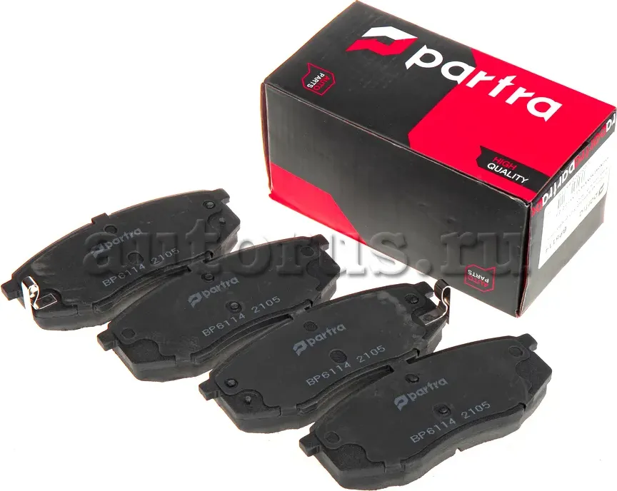 Колодки торм. fr hyundai (Partra). Артикул BP6114