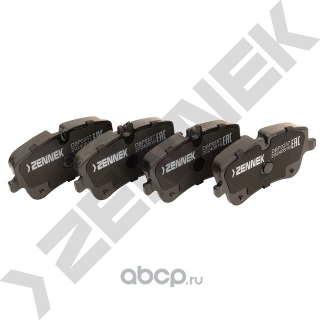 Колодки тормозные дисковые передние MERCEDES W203/204 00-11, CLC 08-11 (Zennek). Артикул DBP0257
